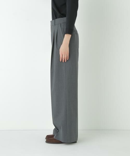 human woman / ヒューマンウーマン パンツ | ◆ダブルタックバギーパンツ | 詳細8