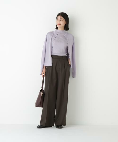 human woman / ヒューマンウーマン パンツ | ◆ダブルタックバギーパンツ | 詳細17