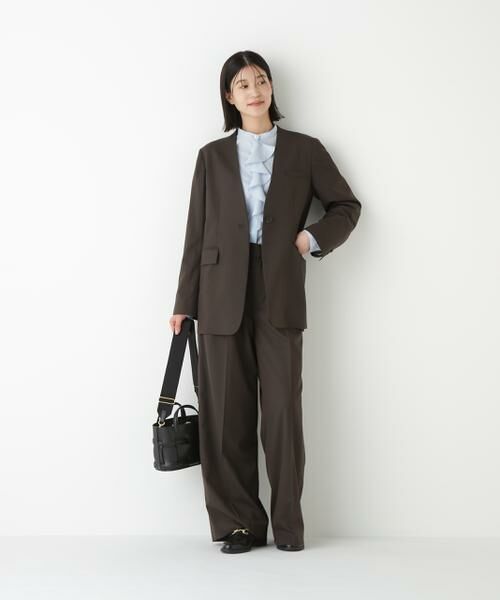 human woman / ヒューマンウーマン パンツ | ◆ダブルタックバギーパンツ | 詳細18