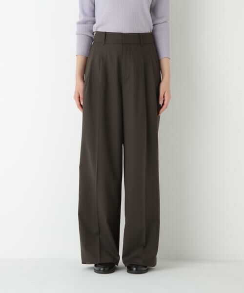 human woman / ヒューマンウーマン パンツ | ◆ダブルタックバギーパンツ | 詳細19