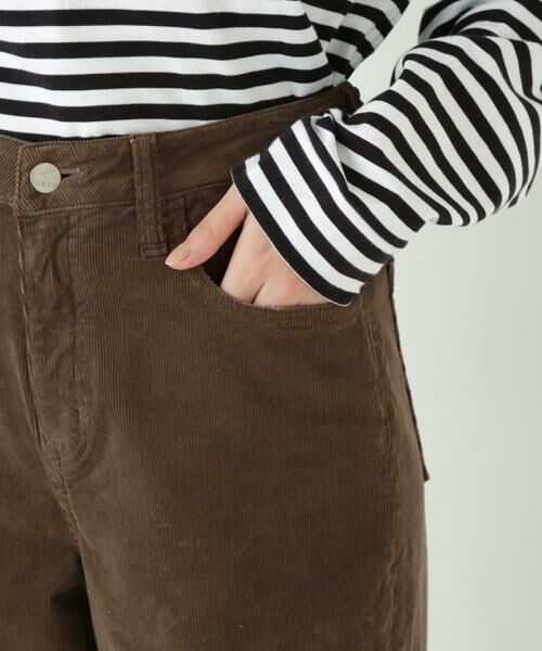 human woman / ヒューマンウーマン パンツ | ◆コーデュロイセミワイド | 詳細12