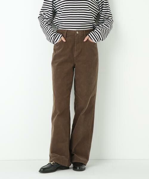human woman / ヒューマンウーマン パンツ | ◆コーデュロイセミワイド | 詳細2
