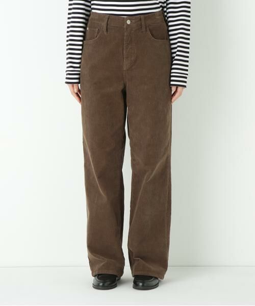 human woman / ヒューマンウーマン パンツ | ◆コーデュロイセミワイド | 詳細9