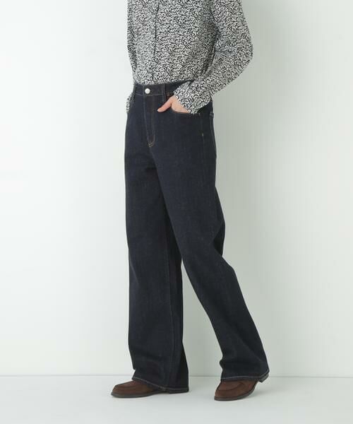 human woman / ヒューマンウーマン パンツ | ◆デニムセミワイド | 詳細2