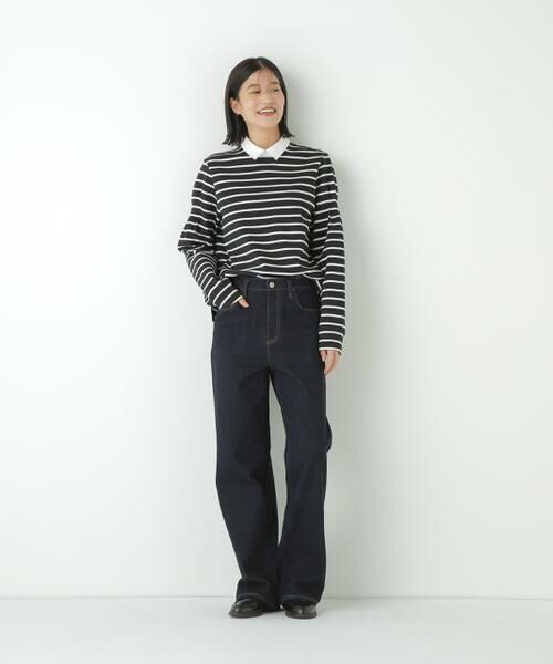 human woman / ヒューマンウーマン パンツ | ◆デニムセミワイド | 詳細4