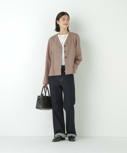 human woman / ヒューマンウーマン パンツ | ◆デニムセミワイド | 詳細7