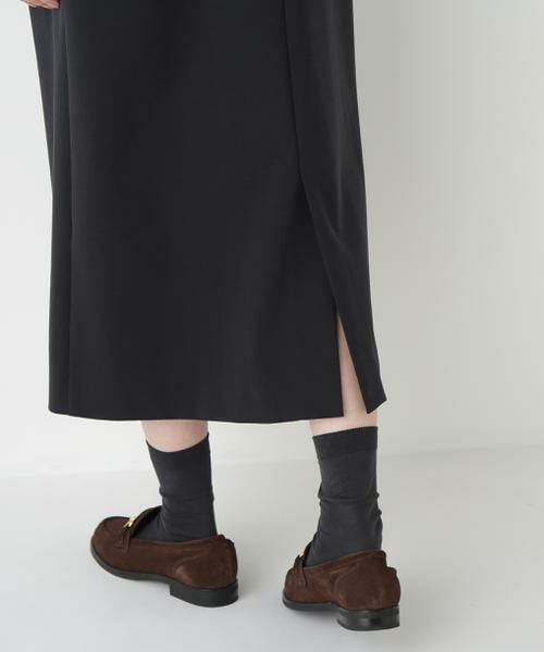 human woman / ヒューマンウーマン ワンピース | ◆ストレッチポンチVネックジャンパースカート | 詳細16
