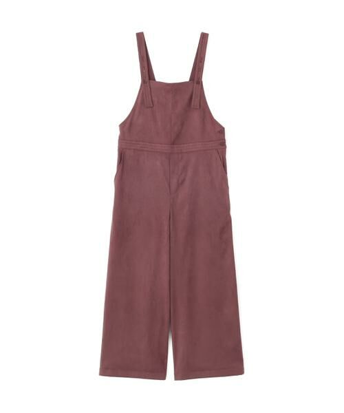 human woman / ヒューマンウーマン ワンピース | ◆ストレッチスェードオーバーオール | 詳細1