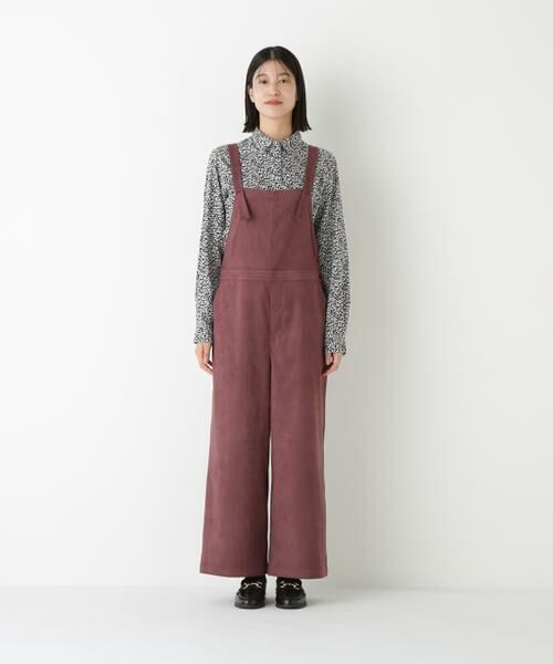 human woman / ヒューマンウーマン ワンピース | ◆ストレッチスェードオーバーオール | 詳細5