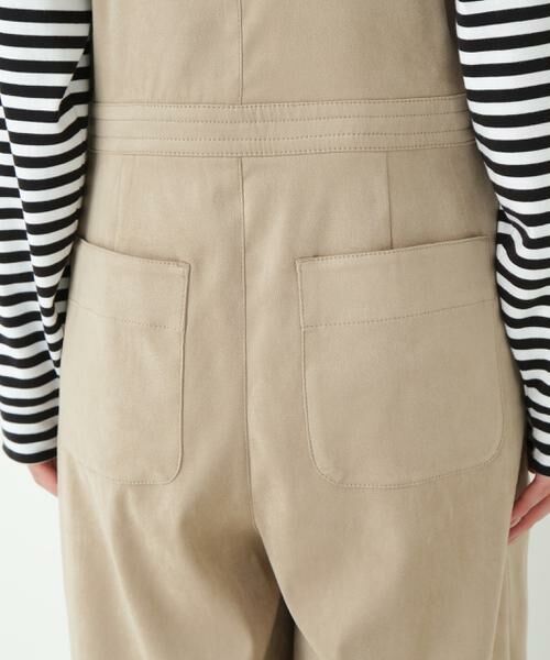 human woman / ヒューマンウーマン ワンピース | ◆ストレッチスェードオーバーオール | 詳細19