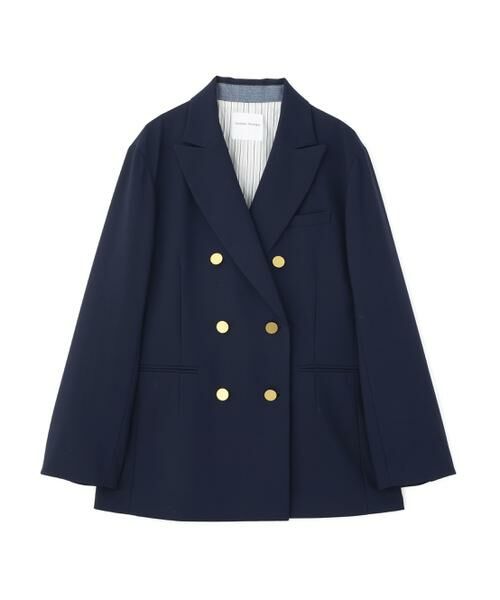 human woman / ヒューマンウーマン テーラードジャケット | ◆強撚シャークスキンピークドラペルジャケット | 詳細7