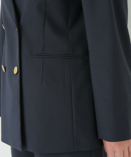 human woman / ヒューマンウーマン テーラードジャケット | ◆強撚シャークスキンピークドラペルジャケット | 詳細16