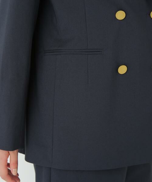 human woman / ヒューマンウーマン テーラードジャケット | ◆強撚シャークスキンピークドラペルジャケット | 詳細15