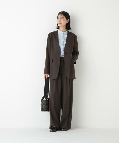 human woman / ヒューマンウーマン テーラードジャケット | ◆Ｖネックノーカラージャケット | 詳細15