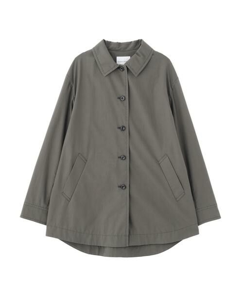 human woman / ヒューマンウーマン アウター | ◆ステンカラーシャツコート | 詳細1