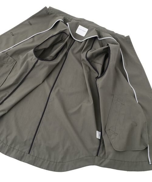 human woman / ヒューマンウーマン アウター | ◆ステンカラーシャツコート | 詳細12