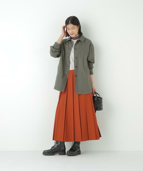 human woman / ヒューマンウーマン アウター | ◆ステンカラーシャツコート | 詳細2