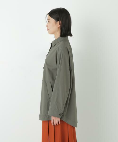 human woman / ヒューマンウーマン アウター | ◆ステンカラーシャツコート | 詳細4