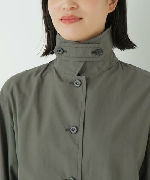human woman / ヒューマンウーマン アウター | ◆ステンカラーシャツコート | 詳細7