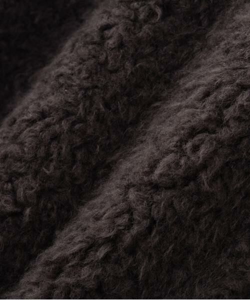 human woman / ヒューマンウーマン ブルゾン | ◆フェイクボアコクーンジレ | 詳細13