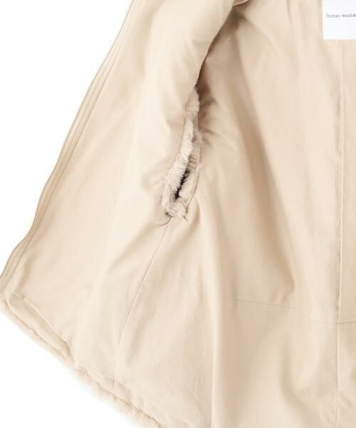 human woman / ヒューマンウーマン ブルゾン | ◆フェイクファーコクーンジレ | 詳細11