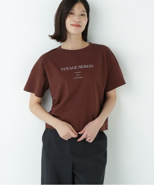 human woman / ヒューマンウーマン カットソー | メッセージロゴＴシャツ | 詳細2
