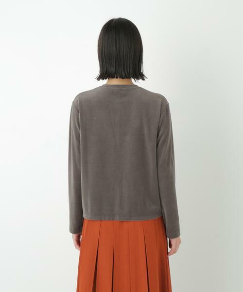 human woman / ヒューマンウーマン カットソー | ◆ＴＣコンパクトベロアカーディガン | 詳細5