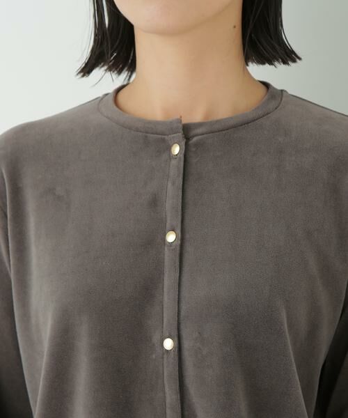 human woman / ヒューマンウーマン カットソー | ◆ＴＣコンパクトベロアカーディガン | 詳細6