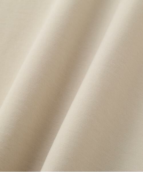 human woman / ヒューマンウーマン カットソー | ◆ストレッチポンチシャツカラードッキングプルオーバー | 詳細5