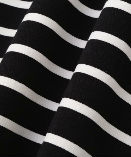 human woman / ヒューマンウーマン カットソー | ◆ストレッチポンチシャツカラードッキングプルオーバー | 詳細11