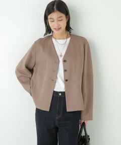 human woman / ヒューマンウーマン カットソー | ◆ダンボールＶネックカーディガン