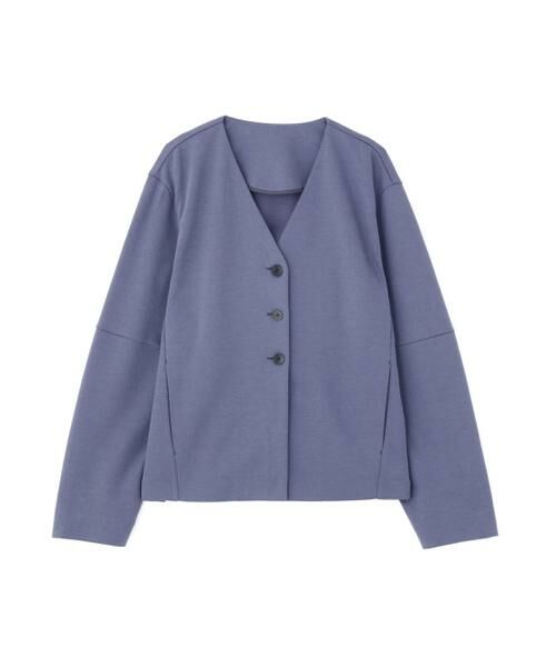 human woman / ヒューマンウーマン カットソー | ◆ダンボールＶネックカーディガン | 詳細1