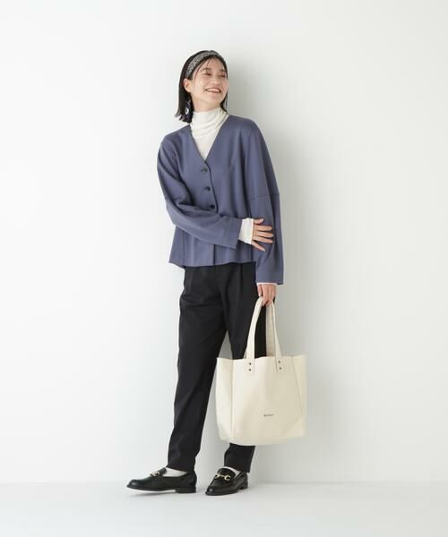 human woman / ヒューマンウーマン カットソー | ◆ダンボールＶネックカーディガン | 詳細2