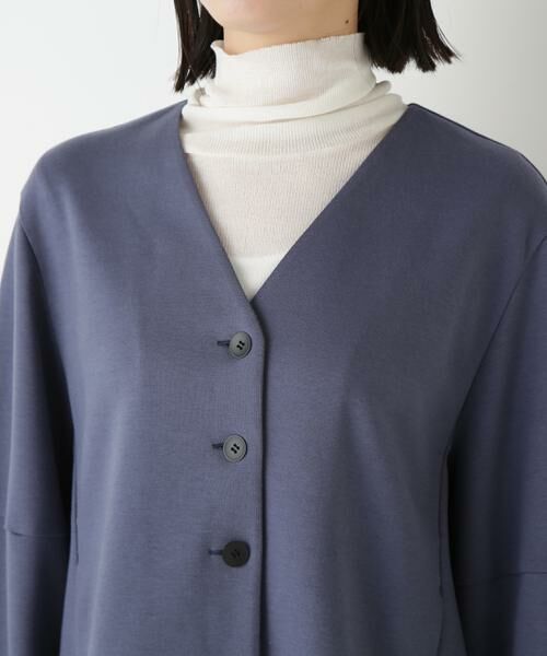 human woman / ヒューマンウーマン カットソー | ◆ダンボールＶネックカーディガン | 詳細6