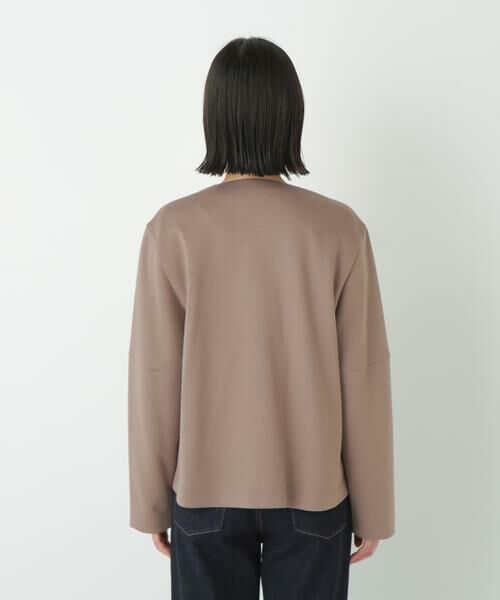 human woman / ヒューマンウーマン カットソー | ◆ダンボールＶネックカーディガン | 詳細14