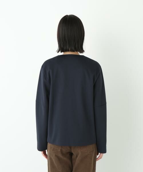 human woman / ヒューマンウーマン カットソー | ◆ダンボールＶネックカーディガン | 詳細20