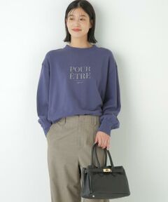 human woman / ヒューマンウーマン カットソー | ◆メッセージロゴトレーナー