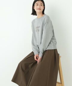 human woman / ヒューマンウーマン カットソー | ◆メッセージロゴトレーナー