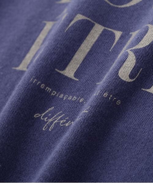 human woman / ヒューマンウーマン カットソー | ◆メッセージロゴトレーナー | 詳細5