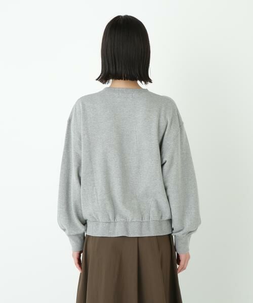 human woman / ヒューマンウーマン カットソー | ◆メッセージロゴトレーナー | 詳細12