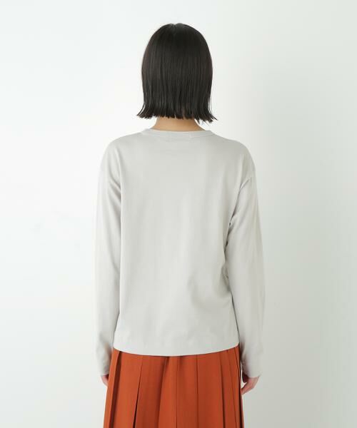 human woman / ヒューマンウーマン カットソー | ◆ロゴ長袖Tシャツ | 詳細5