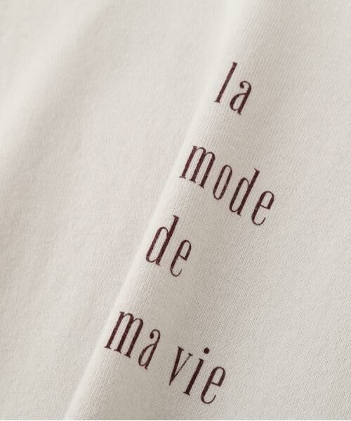 human woman / ヒューマンウーマン カットソー | ◆ロゴ長袖Tシャツ | 詳細6