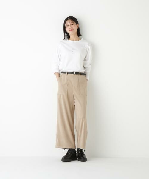 human woman / ヒューマンウーマン カットソー | ◆ロゴ長袖Tシャツ | 詳細9