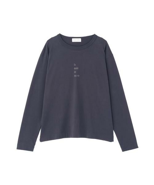 human woman / ヒューマンウーマン カットソー | ◆ロゴ長袖Tシャツ | 詳細17