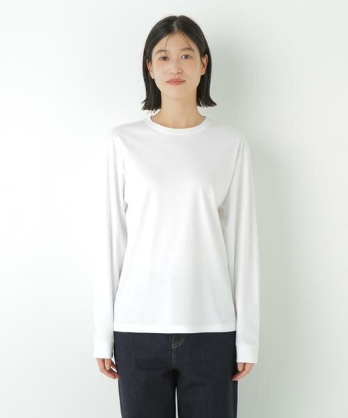 human woman / ヒューマンウーマン カットソー | ◆ゼロロックコットンスムースカットソー | 詳細4