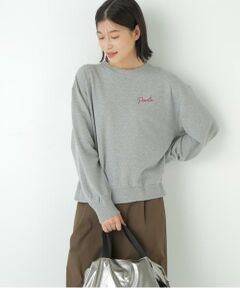 human woman / ヒューマンウーマン カットソー | ◆チェーンステッチロゴトレーナー