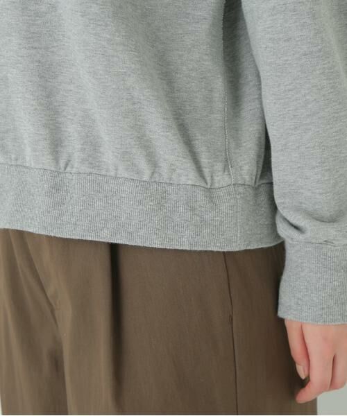 human woman / ヒューマンウーマン カットソー | ◆チェーンステッチロゴトレーナー | 詳細10