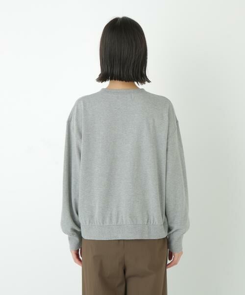 human woman / ヒューマンウーマン カットソー | ◆チェーンステッチロゴトレーナー | 詳細7