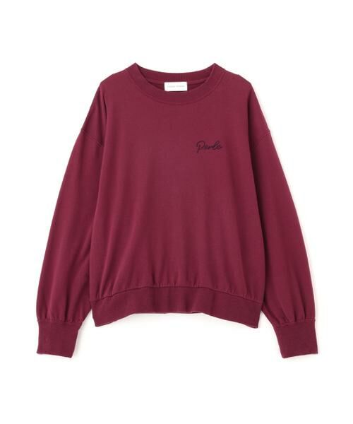 human woman / ヒューマンウーマン カットソー | ◆チェーンステッチロゴトレーナー | 詳細12