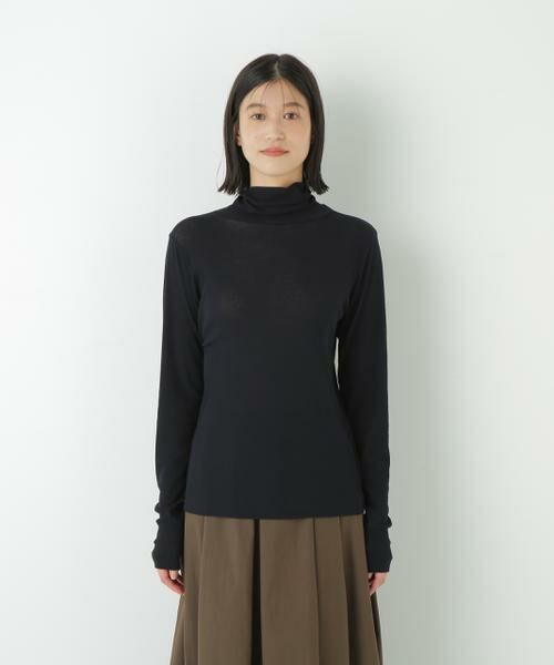 human woman / ヒューマンウーマン カットソー | ◆シアータートルプルオーバー | 詳細7